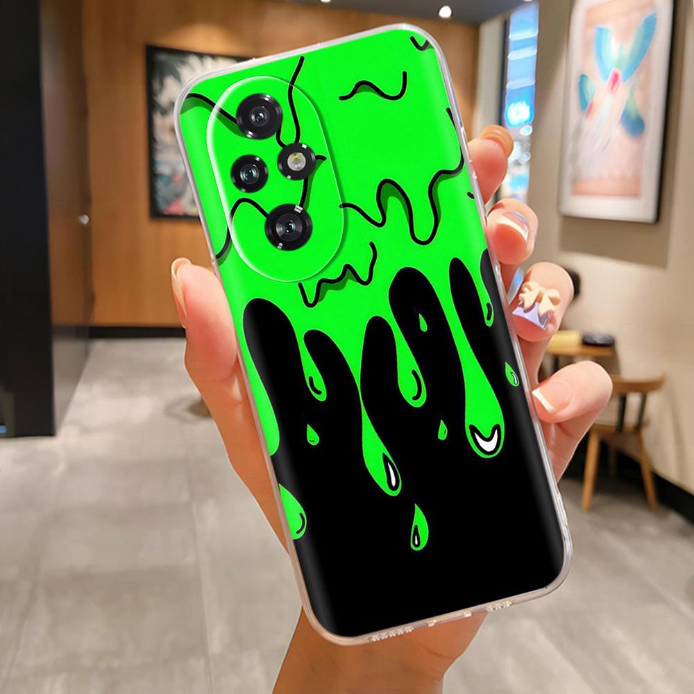 For Honor 200 Pro Phone Case Cute Panda Soft Silicone Shell For Honor 200 Lite honor200 Case Fashion Clear TPU Back Cover Coque