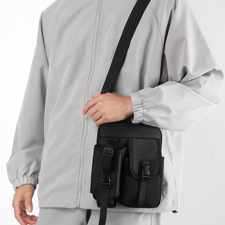 Outdoor shoulder bag, water cup shoulder bag, unisex, fashionable and durable, thick shoulder bag, wholesale, waterproof
