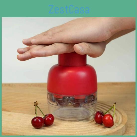 Corer Remover With Cherry Pit 8 Holes Quick Release Safe Splash Guard Cherry Stoner For Kitchen Multiple Cherries Corer Pitter Tool For Jam Desserts