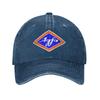 Retro Agfa Film Logo from 1960s Washed Denim Cap Casual Baseball Caps Adjustable Hat Summer Unisex Baseball Hats