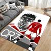 CR7 Soccer Graphic Rug suitable as a non-slip mat for the living room or bedroom sofa