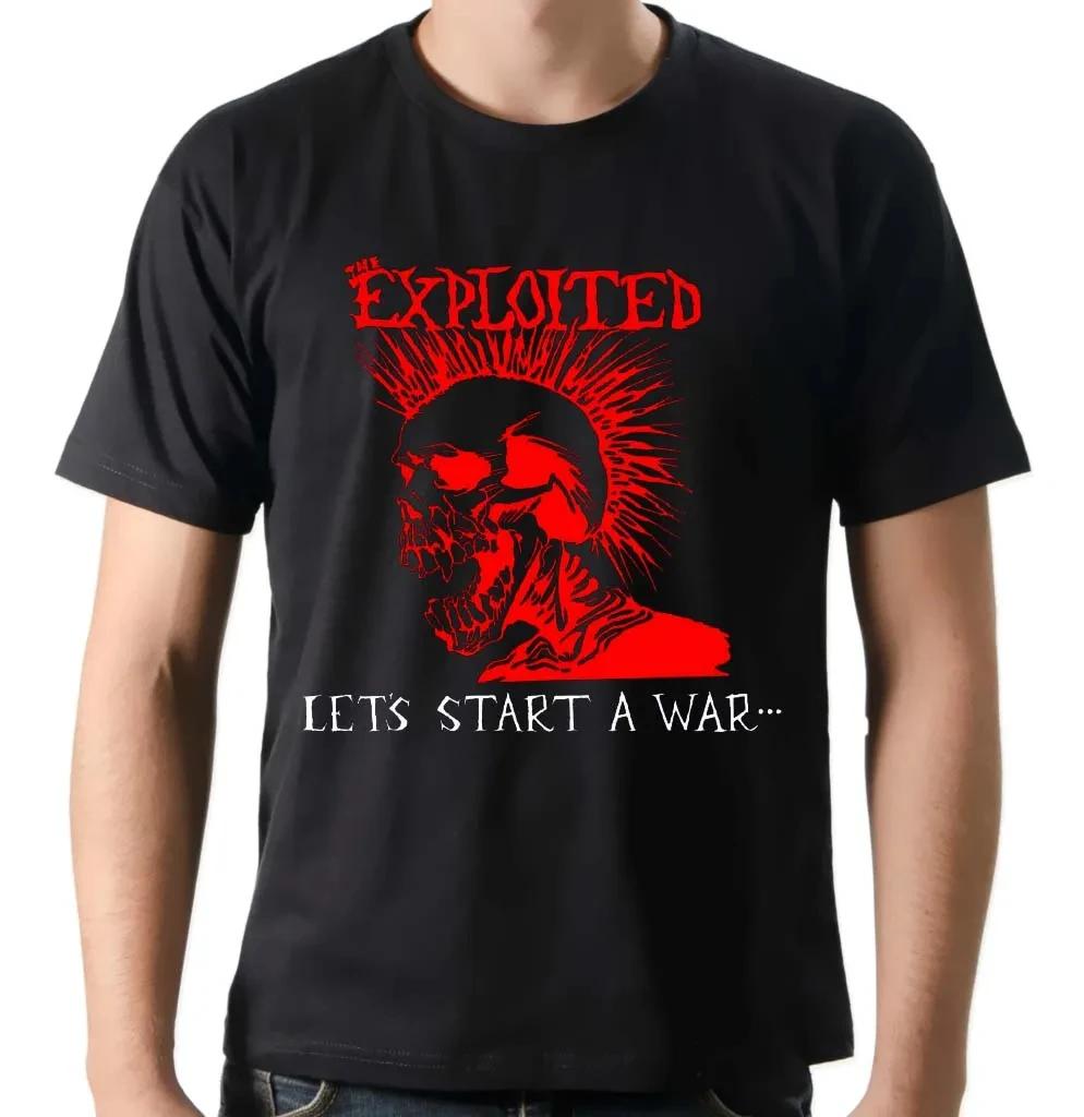 

Skull Exploited T Shirt Unisex Gothic Trend Tshirt Unisex Tops Harajuku Punk Clothes Unisex Graphic Tee Shirts Retro Casual Streetwear 4XL