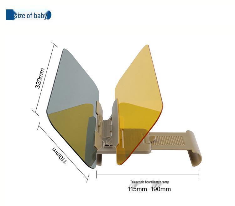Dual-Use Car Anti-Glare Sun Visor Glasses for Day and Night Driving