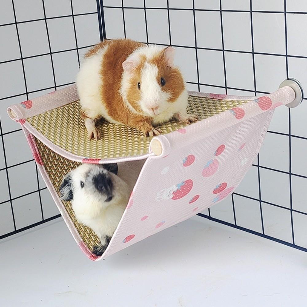 Double Layered Pet Hammock Cool Mat Hamster Jumping Platform Pet Supplies Hanging Nest  Summer