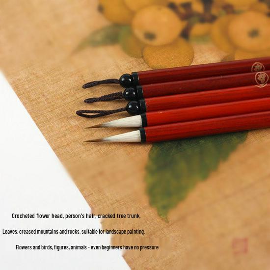 Ink Wash Clear Lotus Fine Brush Pen for High-End Gongbi and Song Dynasty Style Chinese Painting