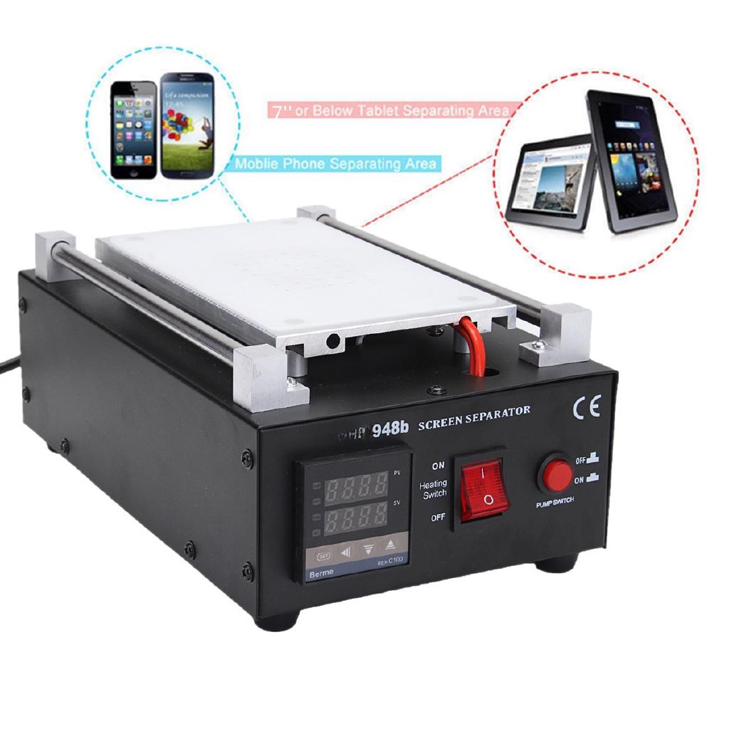LCD Display Screen Separator Repair Machine 7 Built-in Vacuum Pump Mobile Phone Different Cover Plate Auto Heating 550W