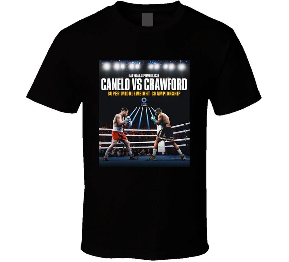 Canelo Alvarez Vs Terence Crawford Boxing Match T Shirt Unisex T-Shirt S