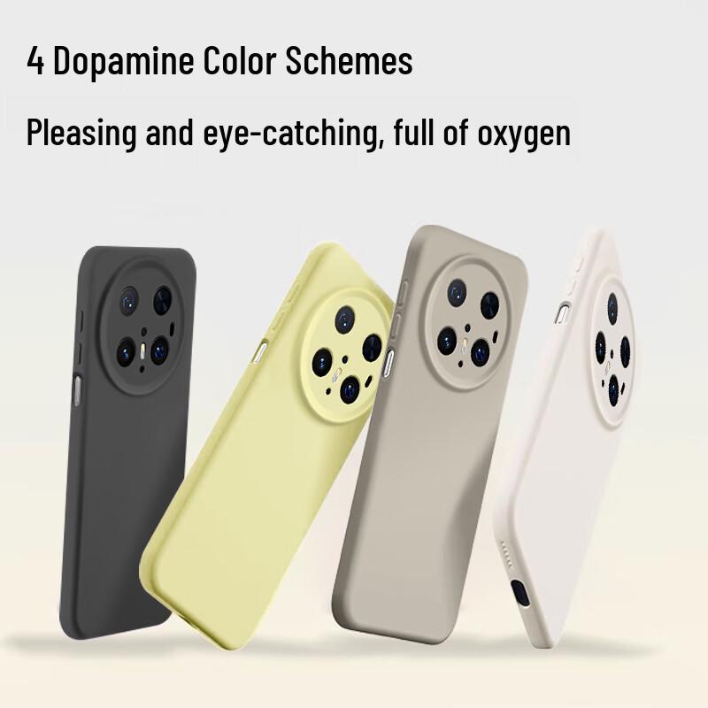 NEYAA Full-Coverage Liquid Silicone Phone Case for Huawei Pura & Mate Series