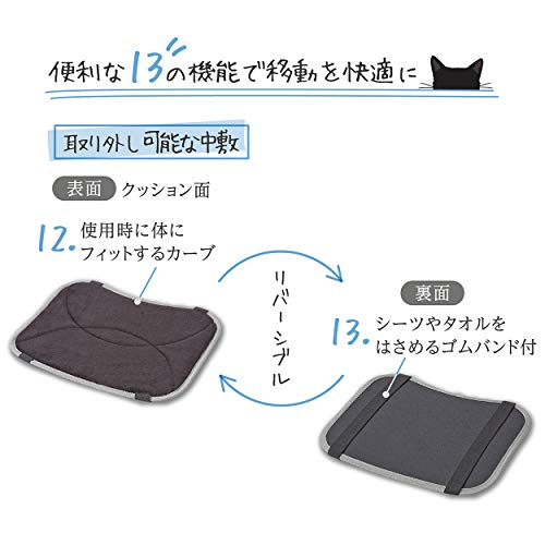 ADD. MATE Liscio CAT Backpack Carry, Gray, for Disaster Preparedness and Travel