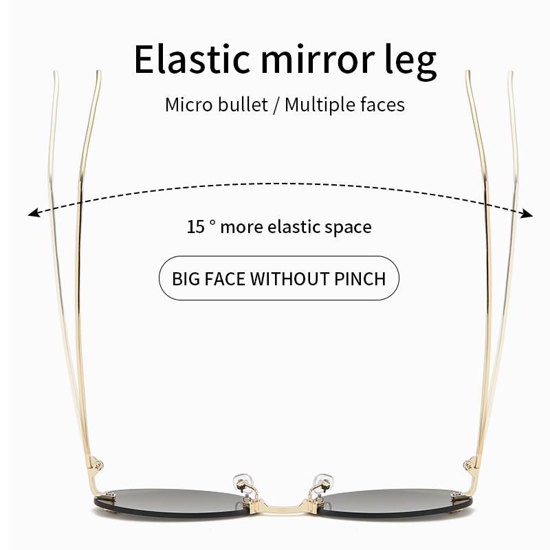 1pc Diamond Studded Letter F Frameless Oval Sunglasses Ins Street Pography Sunglasses Elegant and Fashionable