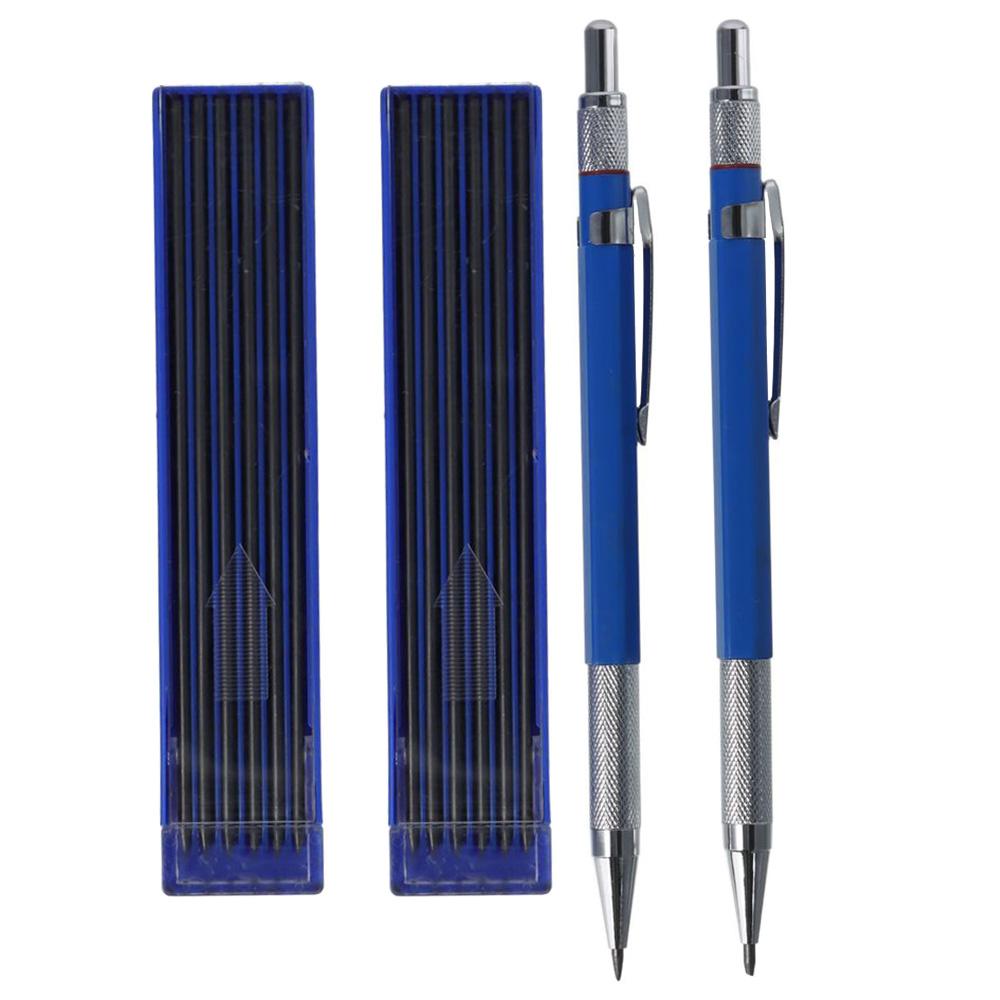 26 Pcs Metal Silver Round Refills with Built In Sharpener Mechanical Pencils  Woodworking