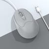 USB Wired Mute Mouse Type C USB Cable Ergonomic Mice Type C Wired Mouse  Desktop Notebook