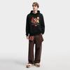 Fila CNY Bereit zum Abheben Frühjahrsmode Trendig Retro Sportlich Lässig Vielseitig Bequem Baumwolle Hoodie Lockerer Schnitt Unisex Hoodies Schwarz F11M619225FBK