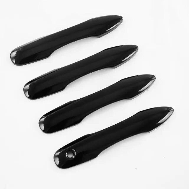 4x for Toyota Yaris Cross Hybrid 2022 2023 XP210 Stickers   Glossy Black Car Door Handle Cover Trim Styling Accessories