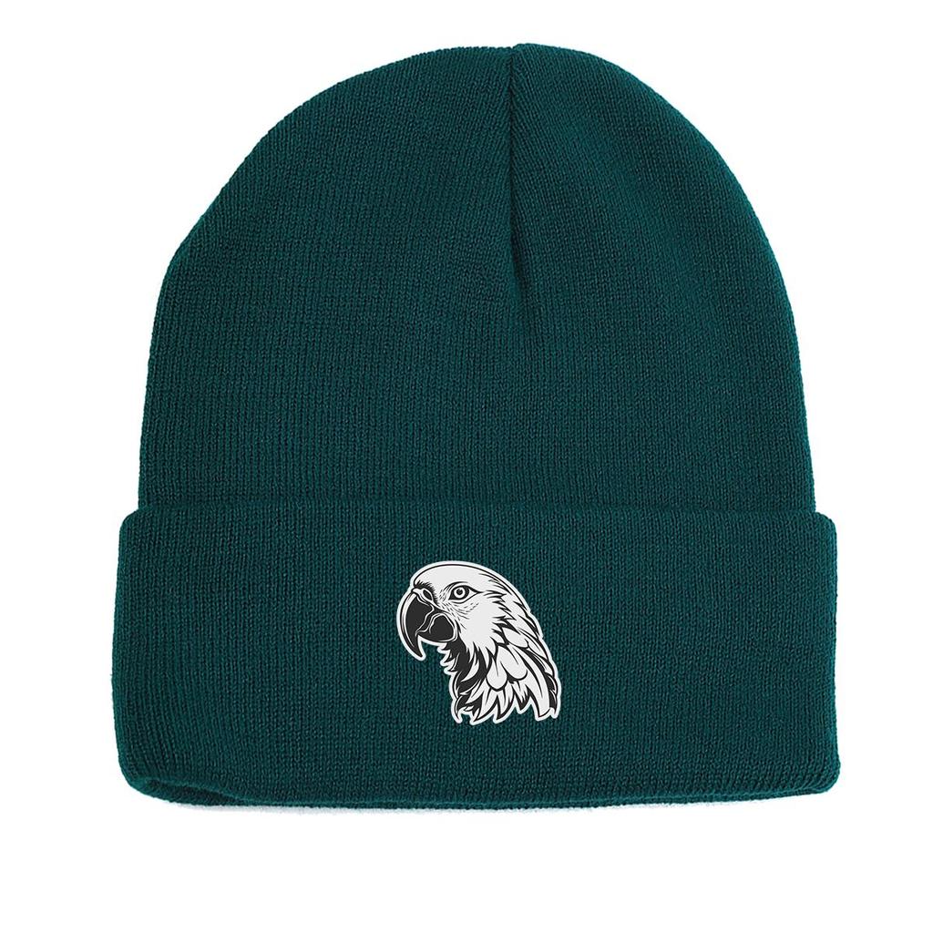 Black White Lion Winter Knit Hat Beanie, Animal Man Cap Elastic Thermal Solid Color Gorro Knitted Hat Beanie