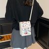 Niche design cherry small square bag new women's bag fashionable versatile popular small square bag shoulder bag messenger bag