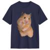 Cute Hamster Meme 100 Cotton T Shirt For Unisex Beach Streetwear Tshirts O Neck Harajuku Tee Shirt Plus Size Pattern Clothing