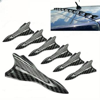 2 peças Asa Spoiler Universal de Plástico para Modificação de Teto de Carro