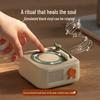 Retro Vinyl Style Bluetooth Speaker Round-X17