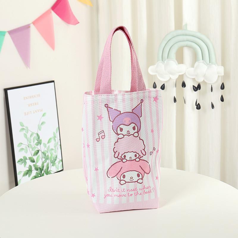 Cartoon Stacking Fun Canvas Multipurpose Bag For Storage And Travel