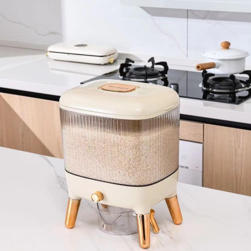 Press Type Rice Storage Container Thickened Dry Food Storage Box  Food Preservation