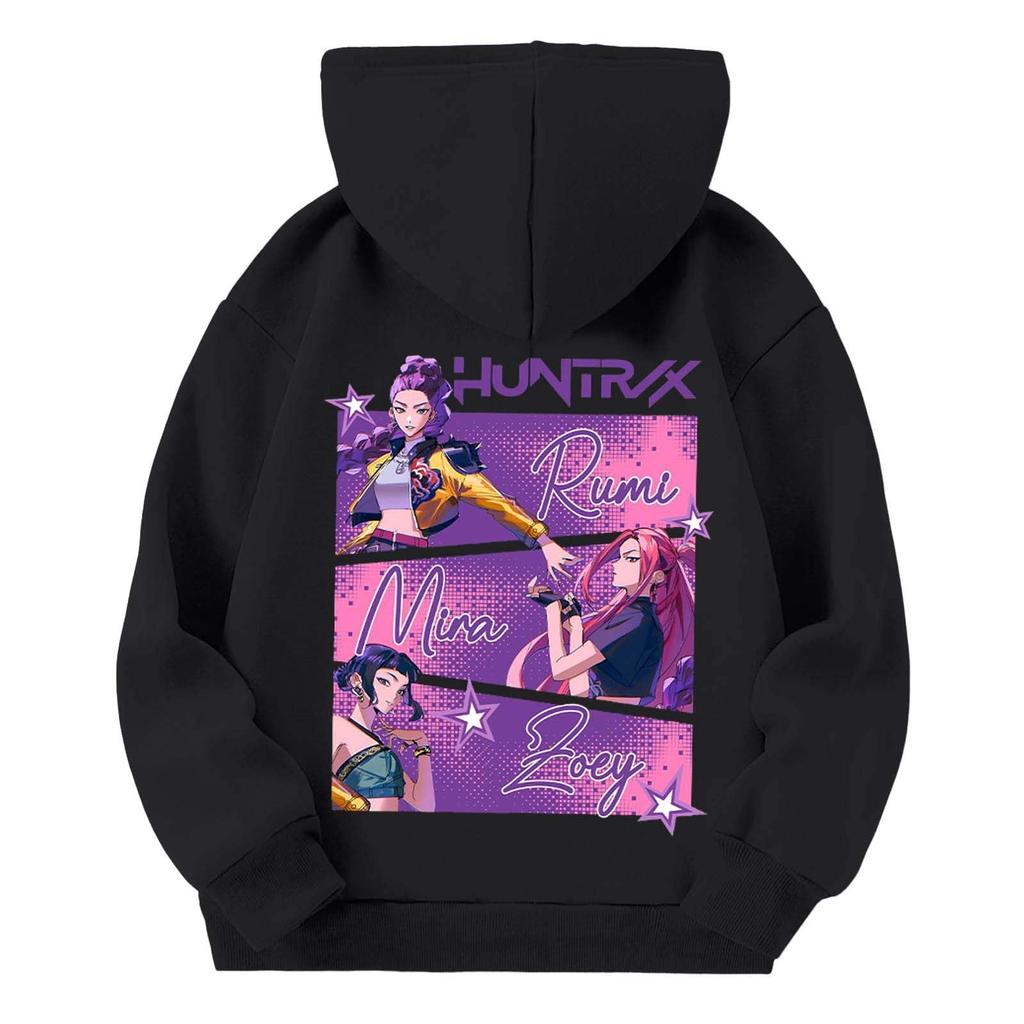 Children's Casual Fashion Hooded Pullover, Printed Loose Hoodie And Casual Pants Two-piece Set