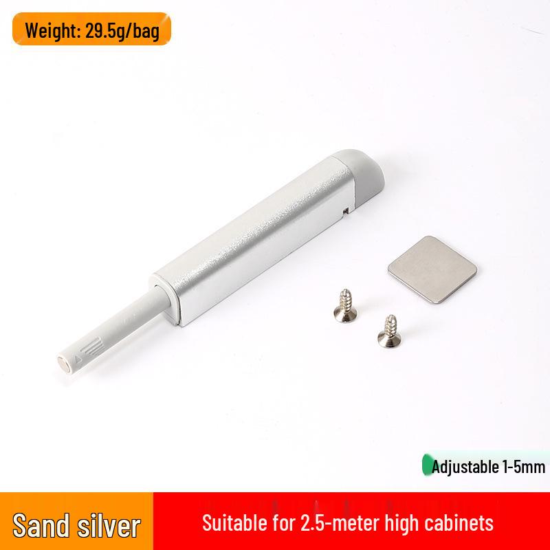 Heavy-Duty Concealed Magnetic Push Latch for Aluminum Alloy Cabinet and Wardrobe Doors