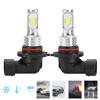 2pcs H10 9145 80W 8000K White LED Fog Light Bulb 1224V Universal Replacement