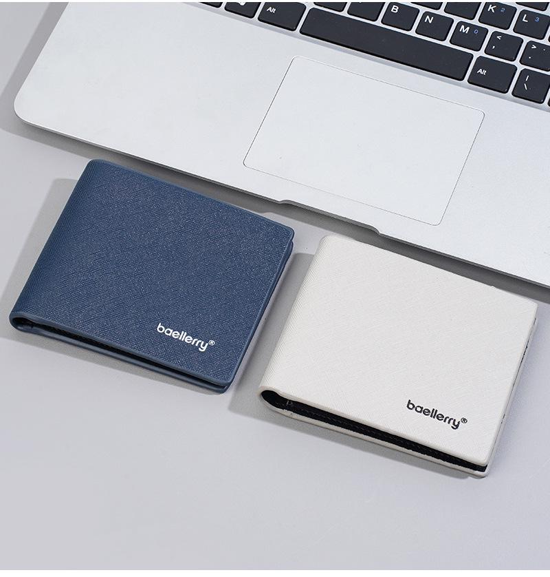 Unisex Cross-Border Frosted Leather Minimalist Card Holder Wallet