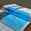 Unique Blue Sea Film Bookmark Featuring Stunning Sunrise Sunset Scenes Translucent Bookmarker With Vibrant Colors