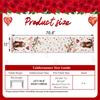 Amazon Valentine'S Day Table Flag Cartoon Cat Red Love Printed Tablecloth Restaurant Atmosphere Decoration