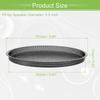 ACROPIX Universal 5.5" Speaker Grill Mesh Frameless Black 1 Pack