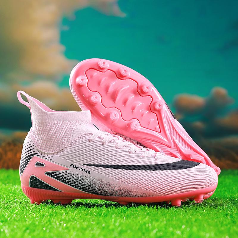 Mens Football Shoes Long Spikes Training Match Soccer Shoes Professional Original Society Football Boot for Man