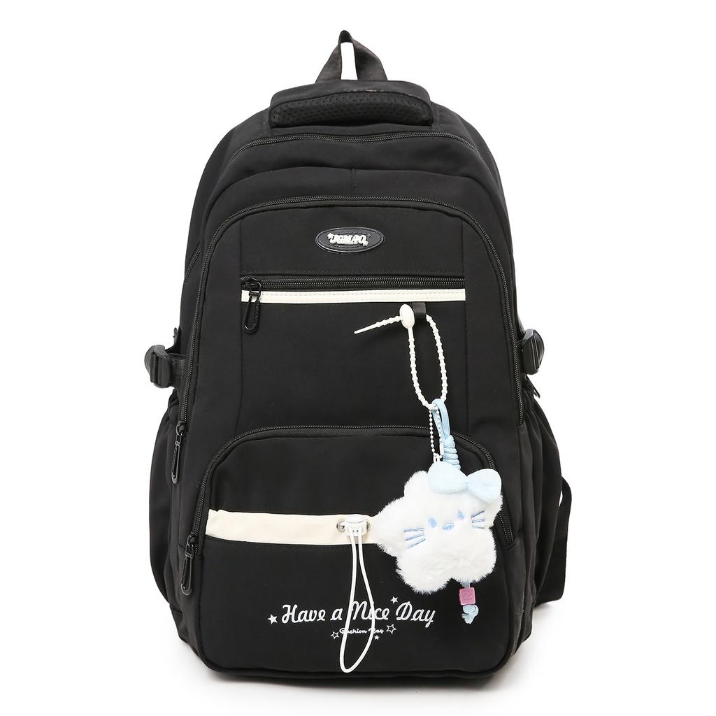 Schoolbag College Style High Value Japanese School Bag Female Junior High School Student Backpack Large Capacity Lightweight Large Capacity Backpack