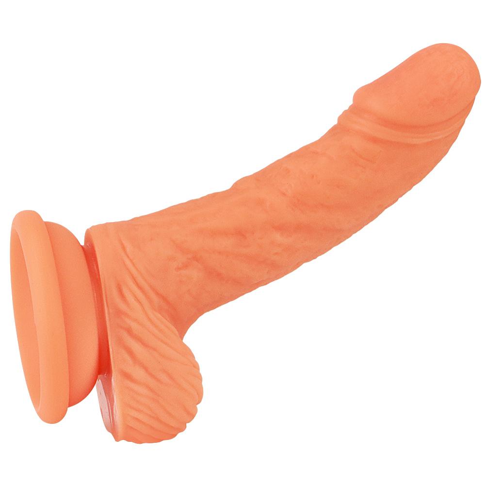 Adult Female Fake Penis Masturbation Stick Double Layer Liquid Silicone Soft Penis