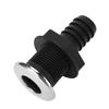 25mm Thru Hull Fitting Nylon Impact Resistance Leakproof Long Lasting Use Thru Hull Connection for Boats Straight