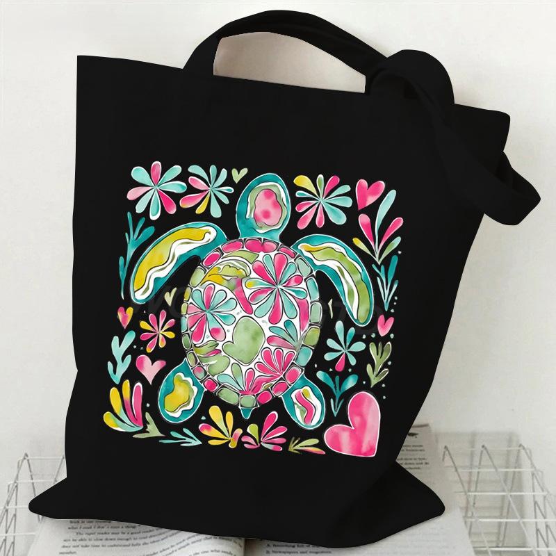 Ocean Animal Trend Shoulder Bag Daily Versatile Commuter Student Tutoring Bag