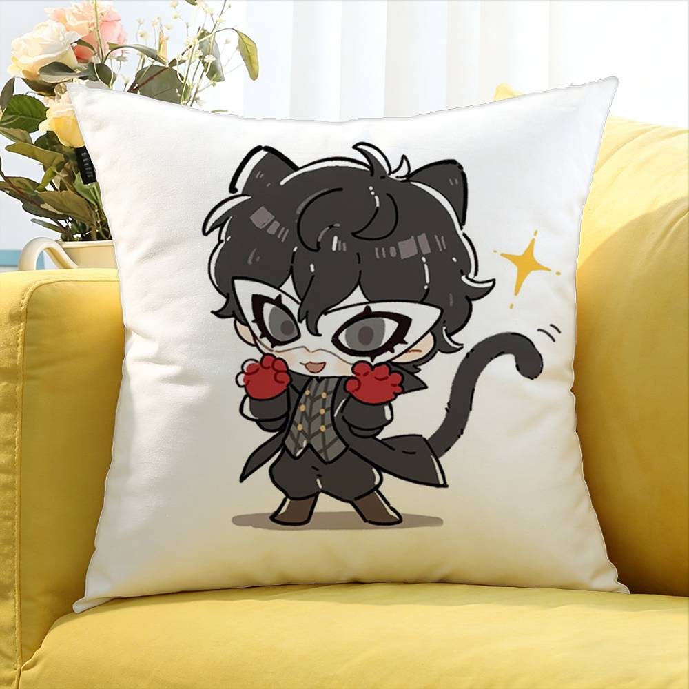A-Amamiya R-E-N Game World Various Sizes Square Pillow Case For Car Home Bedchamber Decor