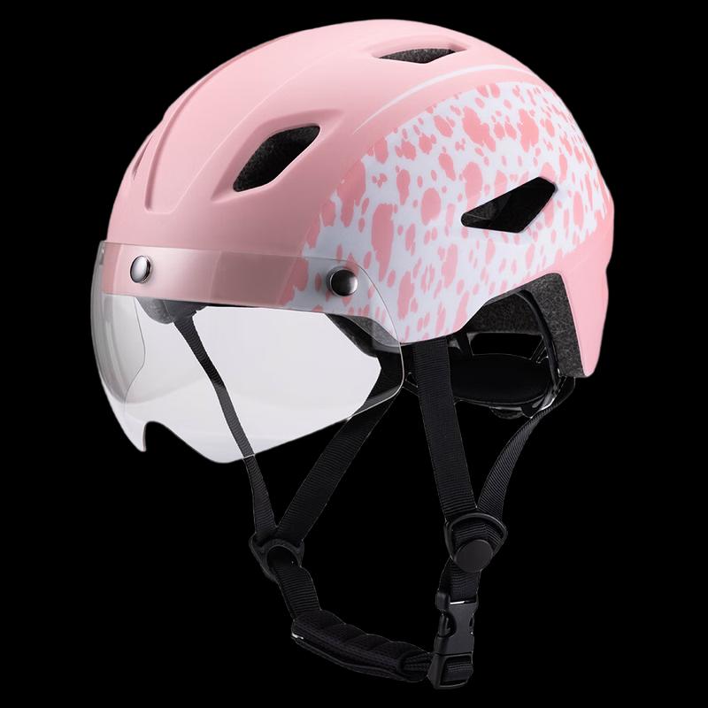 Youth Cycling Helmet with Detachable Magnetic Goggles One Size (49-58CM)