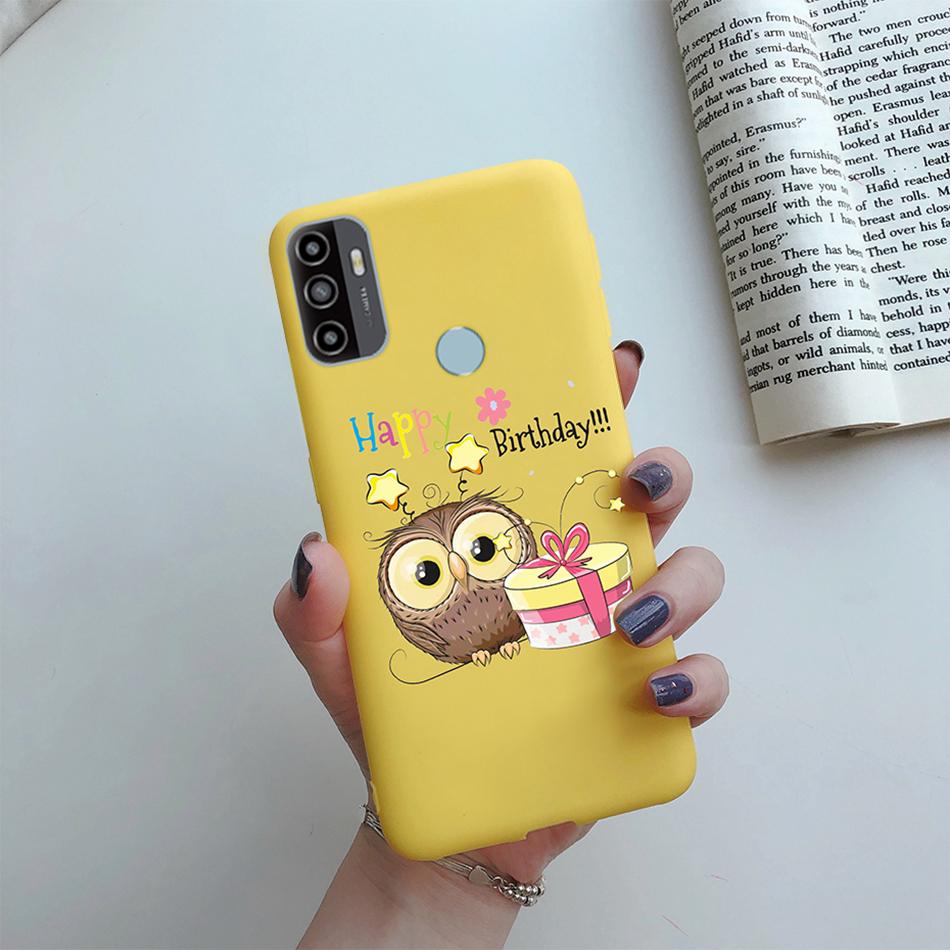 For OPPO A53S 2020 Case Cartoon Coque Heart Painted Silicone Phone Back Cover For oppo a53s A 53s A53 s oppoa53 2020 Shell Case
