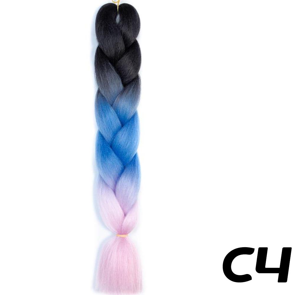 MISS WIG Synthetic Long Braid Ponytail Extension Straight Sleek Wrap Around Colorful Braid Hair Extensions Ponytail Natural Soft For Women Wear