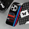 E-E30 Car Phone Case For iPhone 17,16,15,14,13,12,11 Plus,Pro Max,XS,Colored Silver Phone Case