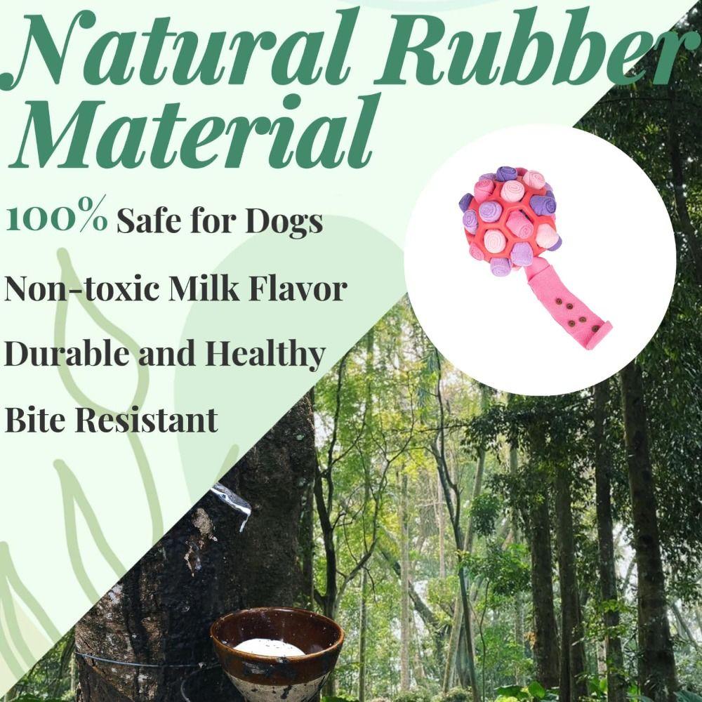 Polar Fleece Interactive Snuffle Durable Hiding Food Dog Snuffle Ball Portable Interactive Puzzle Dog Natural Foraging Skills