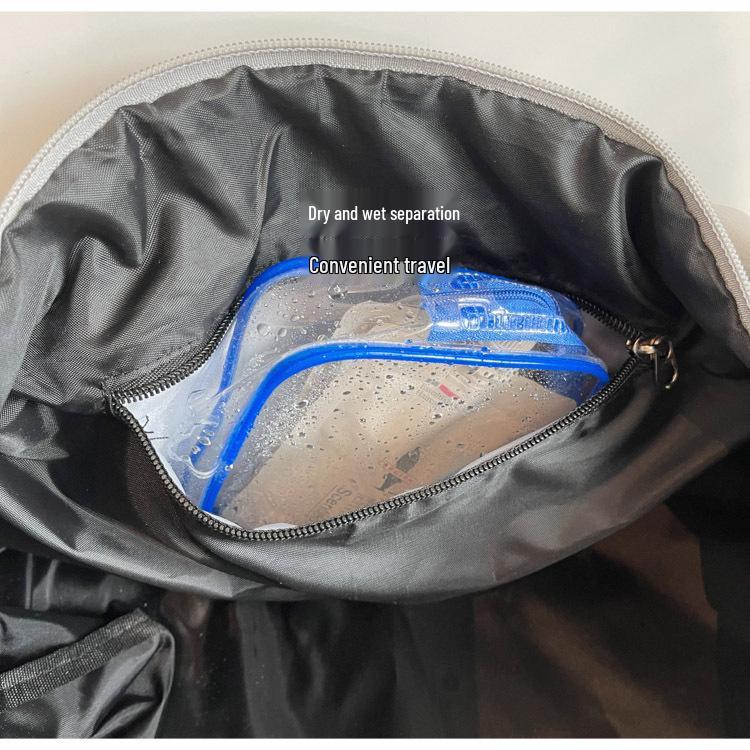 Women's Waterproof Gym & Travel Bag - Large Capacity, Wet/Dry Separation, Crossbody Handbag for Yoga & Swimming