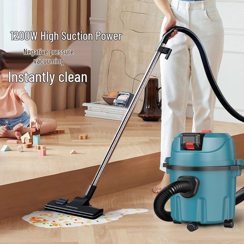 High-Power Industrial Lithium Battery Vacuum Cleaner for Home, Car, and Commercial Use