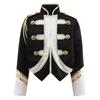 Jungen Trompeten Ehrengarde Team Uniform Marschkapelle Jacke Kontrastfarbe Langarm Reißverschluss Mantel