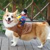 Funny Dog Cosplay Clothes Halloween Costume Puppy Kitty Cowboy Santa Claus Snowman Pet Novelty Party Outfits