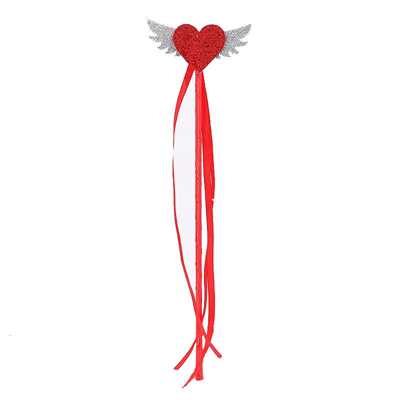 Valentine's Day Red Heart Headband Hair Clip - Wedding & Party Photo Prop