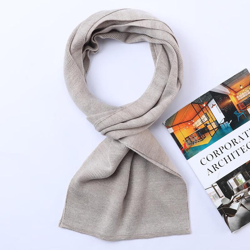 Hengyuanxiang 2024 Unisex Wool Blend Gradient Scarf