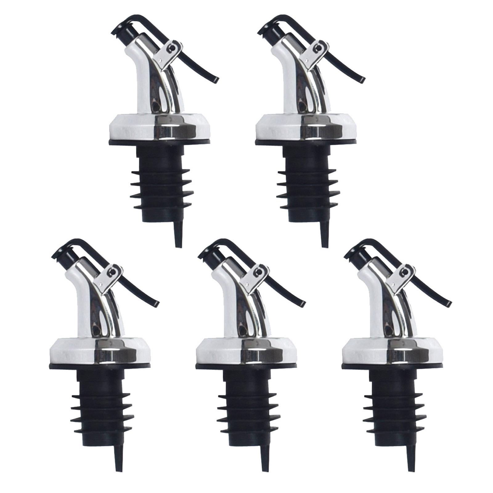 

Пробка для бутылки с маслом и уксусом, герметичная насадка, инструмент для кухни, бара, прочный подарок для дома, домашнего хозяйства, легко использовать и чистить 3 серебряный